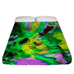 Desert Blooming 1/2 Fitted Sheet (king Size) by bestdesignintheworld