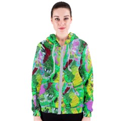 Desert Blooming 1/2 Women s Zipper Hoodie by bestdesignintheworld