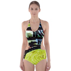 House Will Be Built 5 Cut-out One Piece Swimsuit by bestdesignintheworld