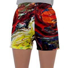 Sunset In A Mountains Sleepwear Shorts by bestdesignintheworld