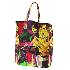 Spooky Attick 1 Giant Grocery Zipper Tote by bestdesignintheworld