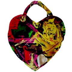 Spooky Attick 1 Giant Heart Shaped Tote by bestdesignintheworld