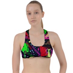 Spooky Attick 2 Criss Cross Racerback Sports Bra by bestdesignintheworld