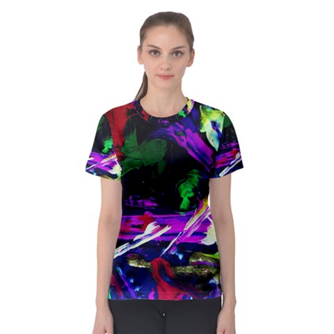 Spooky Attick 5 Women s Sport Mesh Tee by bestdesignintheworld