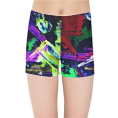 Spooky Attick 5 Kids Sports Shorts