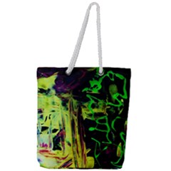 Spooky Attick 6 Full Print Rope Handle Tote (large) by bestdesignintheworld