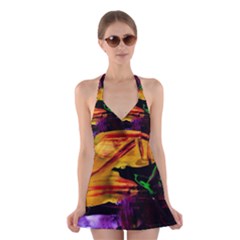 Spooky Attick 7 Halter Dress Swimsuit  by bestdesignintheworld