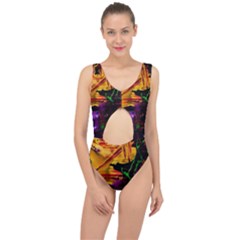 Spooky Attick 7 Center Cut Out Swimsuit by bestdesignintheworld