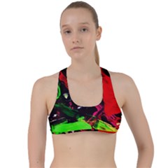 Spooky Attick 8 Criss Cross Racerback Sports Bra by bestdesignintheworld