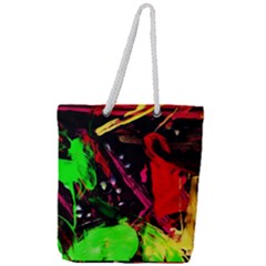 Spooky Attick 8 Full Print Rope Handle Tote (large) by bestdesignintheworld