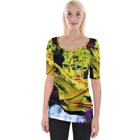 Spooky Attick 9 Wide Neckline Tee by bestdesignintheworld