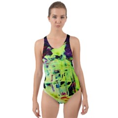 Spooky Attick 10 Cut-out Back One Piece Swimsuit by bestdesignintheworld