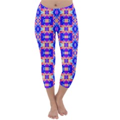 Artwork By Patrick-colorful-33 Capri Winter Leggings  by ArtworkByPatrick