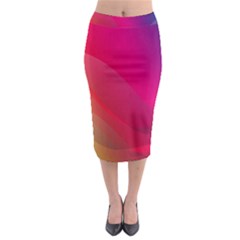 Background Wallpaper Design Texture Midi Pencil Skirt