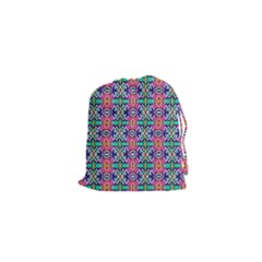 Artwork By Patrick-colorful-34 1 Drawstring Pouches (xs)  by ArtworkByPatrick