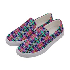 Artwork By Patrick-colorful-34 1 Women s Canvas Slip Ons by ArtworkByPatrick