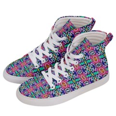 Artwork By Patrick-colorful-34 1 Women s Hi-top Skate Sneakers by ArtworkByPatrick