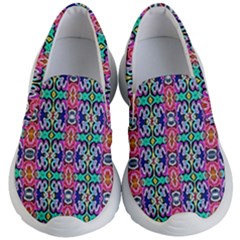 Artwork By Patrick-colorful-34 1 Kid s Lightweight Slip Ons by ArtworkByPatrick