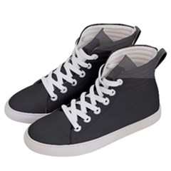 Gray Color Women s Hi-top Skate Sneakers by berwies