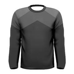 Gray Color Men s Long Sleeve Tee