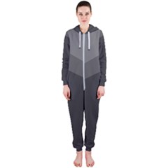 Gray Color Hooded Jumpsuit (ladies)  by berwies