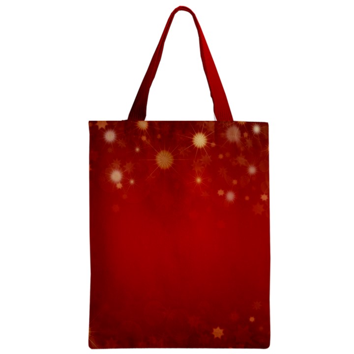 Background Abstract Christmas Zipper Classic Tote Bag