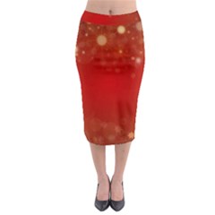 Background Abstract Christmas Midi Pencil Skirt