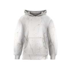 White Marble Tiles Rock Stone Statues Kids  Pullover Hoodie by Simbadda