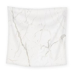 White Marble Tiles Rock Stone Statues Square Tapestry (large) by Simbadda