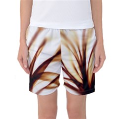 Digital Tree Fractal Digital Art Women s Basketball Shorts by Simbadda