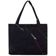 Black Marble Tiles Rock Stone Statues Mini Tote Bag by Simbadda