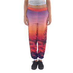 Italy Sunrise Sky Clouds Beautiful Women s Jogger Sweatpants by Simbadda