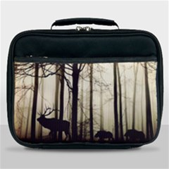 Forest Fog Hirsch Wild Boars Lunch Bag by Simbadda