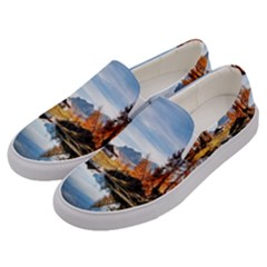 Dolomites Mountains Italy Alpine Men s Canvas Slip Ons by Simbadda