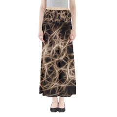 Structure Background Pattern Full Length Maxi Skirt by Simbadda