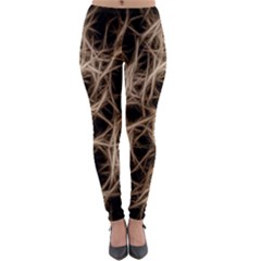 Structure Background Pattern Lightweight Velour Leggings