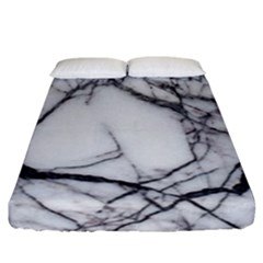 Marble Tiles Rock Stone Statues Fitted Sheet (california King Size) by Simbadda