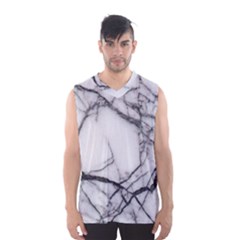 Marble Tiles Rock Stone Statues Men s Basketball Tank Top by Simbadda