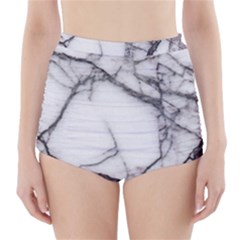 Marble Tiles Rock Stone Statues High-waisted Bikini Bottoms by Simbadda