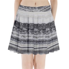 Marble Tiles Rock Stone Statues Pattern Texture Pleated Mini Skirt