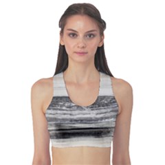 Marble Tiles Rock Stone Statues Pattern Texture Sports Bra by Simbadda