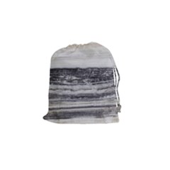 Marble Tiles Rock Stone Statues Pattern Texture Drawstring Pouches (small)  by Simbadda