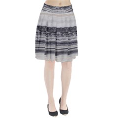 Marble Tiles Rock Stone Statues Pattern Texture Pleated Skirt by Simbadda