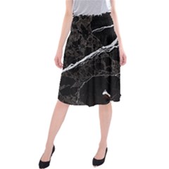 Marble Tiles Rock Stone Statues Midi Beach Skirt by Simbadda