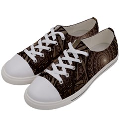 Abstract Pattern Graphics Women s Low Top Canvas Sneakers by Simbadda