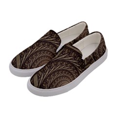 Abstract Pattern Graphics Women s Canvas Slip Ons by Simbadda