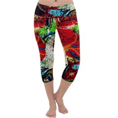 Coffee Land 1 Capri Yoga Leggings by bestdesignintheworld