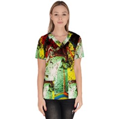 Coffee Land 2 Scrub Top by bestdesignintheworld