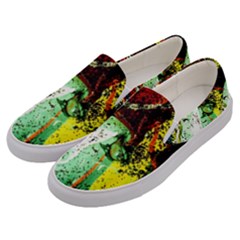 Coffee Land 2 Men s Canvas Slip Ons by bestdesignintheworld