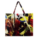 Drama 5 Zipper Large Tote Bag View1